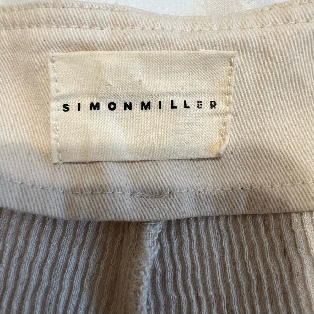 Simon Miller Hatton Tie Wide Leg Pant in Ivory Size 3 US Large - Picture 6 of 16